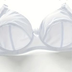 Women's Plus Size sexy white bra 46DDD